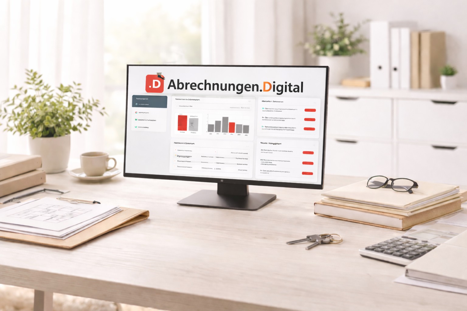 Digitaler Arbeitsplatz für Immobilienabrechnungen